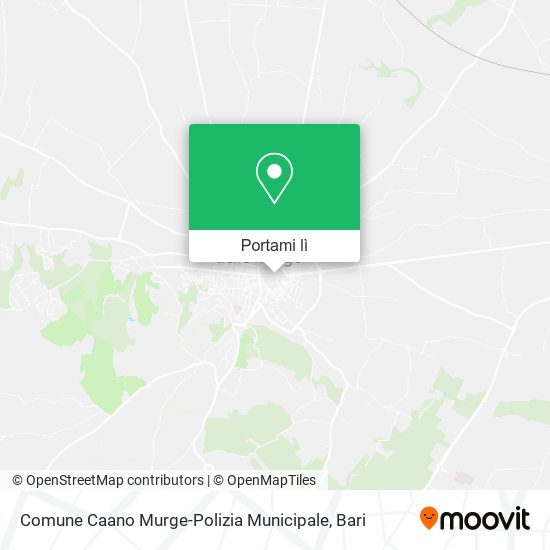 Mappa Comune Caano Murge-Polizia Municipale