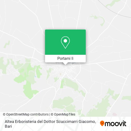 Mappa Altea Erboristeria del Dottor Scuccimarri Giacomo