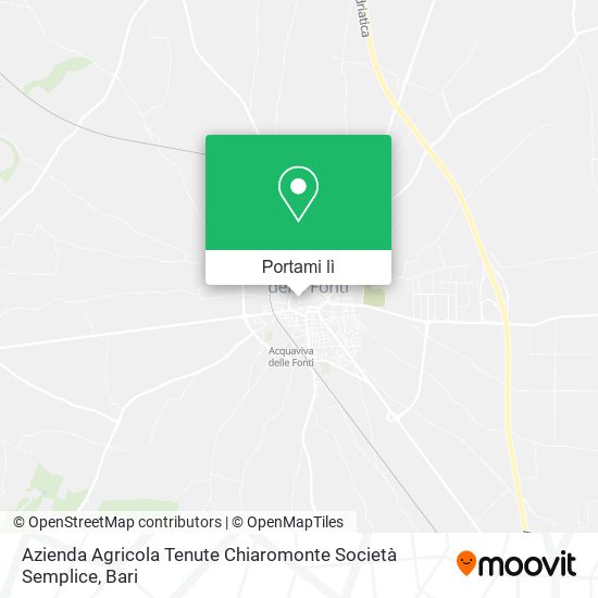 Mappa Azienda Agricola Tenute Chiaromonte Società Semplice