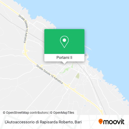 Mappa L'Autoaccessorio di Rapisarda Roberto