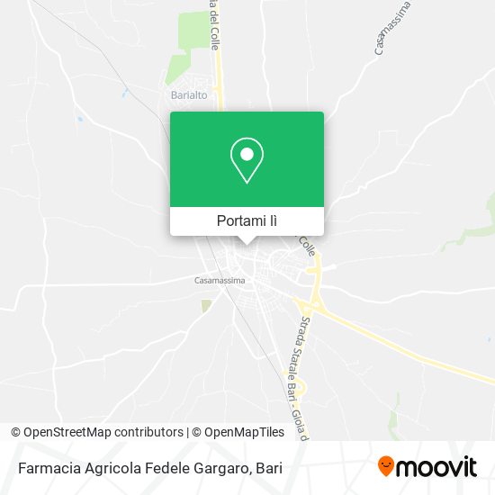 Mappa Farmacia Agricola Fedele Gargaro