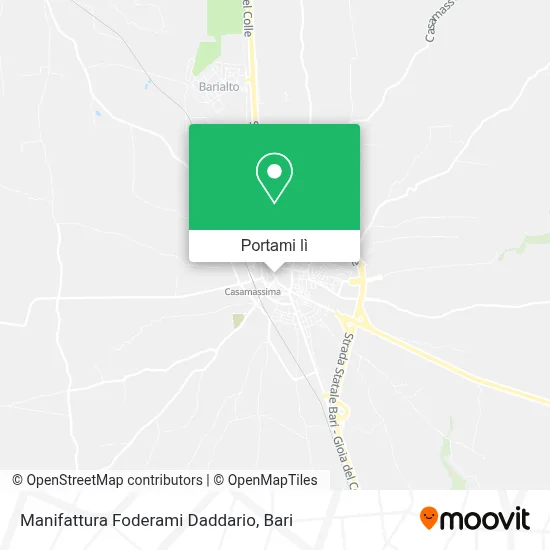 Mappa Manifattura Foderami Daddario