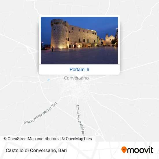 Mappa Castello di Conversano