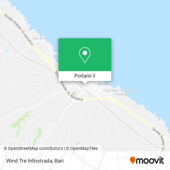 Mappa Wind Tre Infostrada