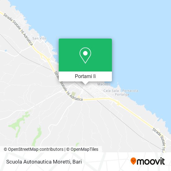 Mappa Scuola Autonautica Moretti