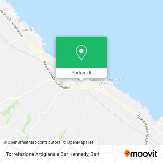 Mappa Torrefazione Artigianale Bar Kennedy