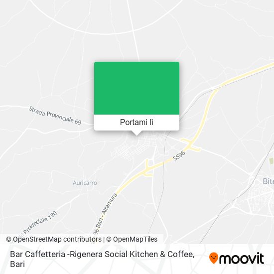 Mappa Bar Caffetteria -Rigenera Social Kitchen & Coffee