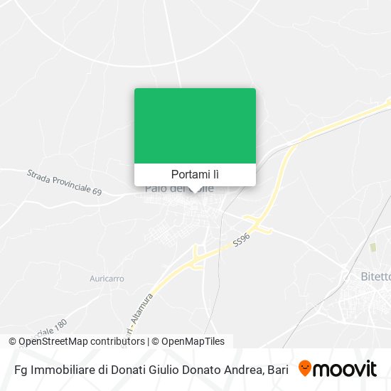 Mappa Fg Immobiliare di Donati Giulio Donato Andrea