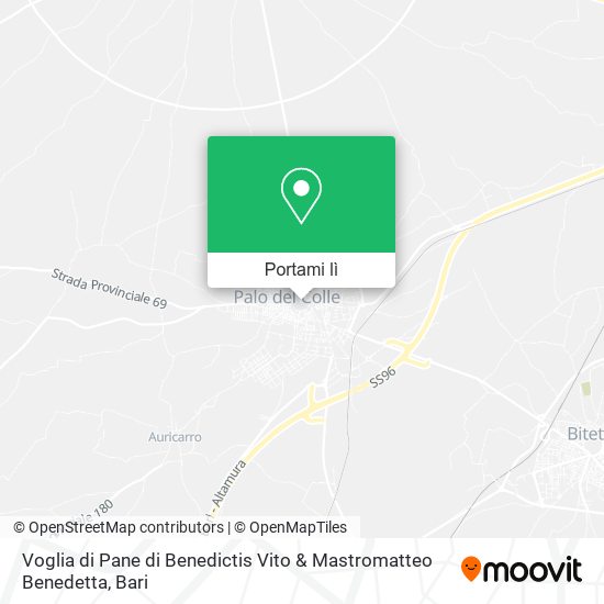 Mappa Voglia di Pane di Benedictis Vito & Mastromatteo Benedetta