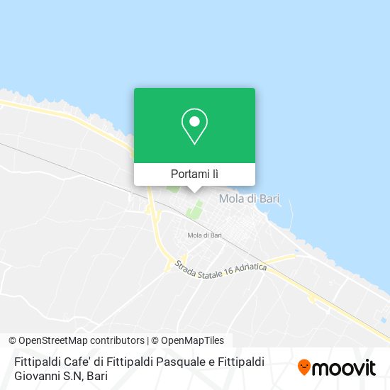 Mappa Fittipaldi Cafe' di Fittipaldi Pasquale e Fittipaldi Giovanni S.N
