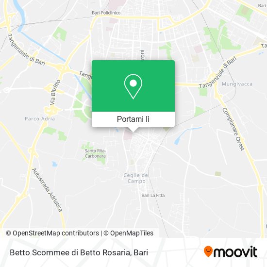 Mappa Betto Scommee di Betto Rosaria
