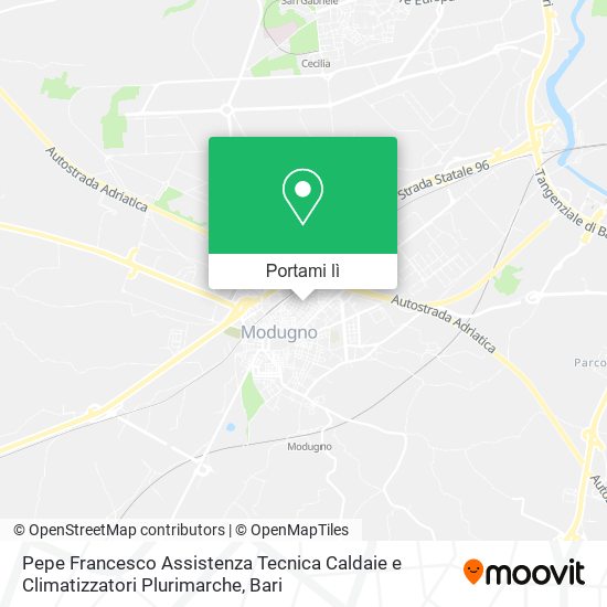 Mappa Pepe Francesco Assistenza Tecnica Caldaie e Climatizzatori Plurimarche