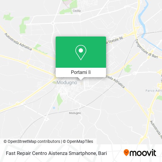 Mappa Fast Repair Centro Aistenza Smartphone