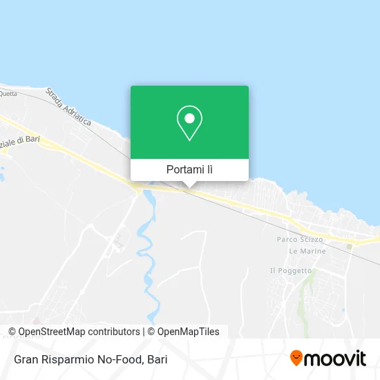 Mappa Gran Risparmio No-Food