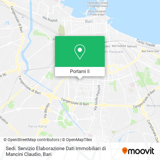 Mappa Sedi. Servizio Elaborazione Dati Immobiliari di Mancini Claudio