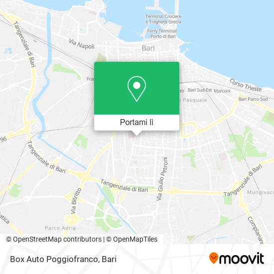Mappa Box Auto Poggiofranco