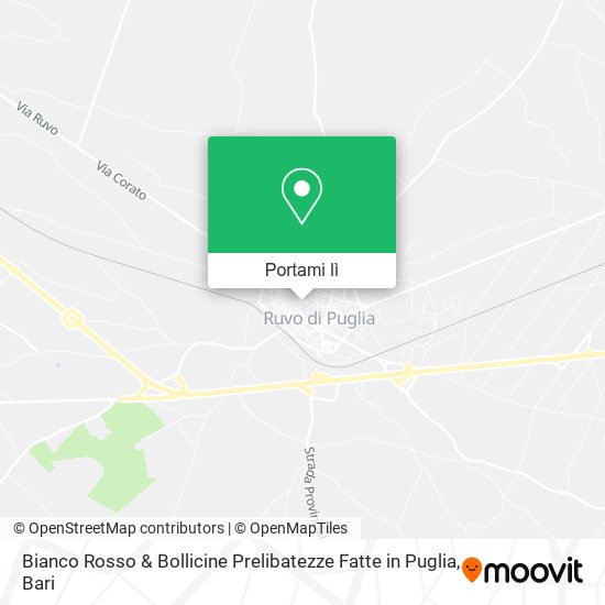 Mappa Bianco Rosso & Bollicine Prelibatezze Fatte in Puglia