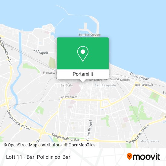 Mappa Loft 11 - Bari Policlinico