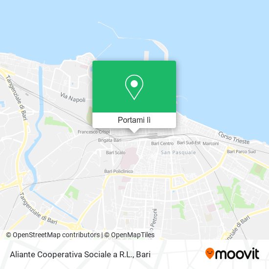 Mappa Aliante Cooperativa Sociale a R.L.