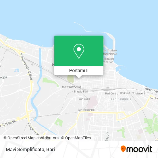 Mappa Mavi Semplificata