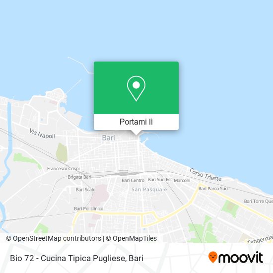 Mappa Bio 72 - Cucina Tipica Pugliese