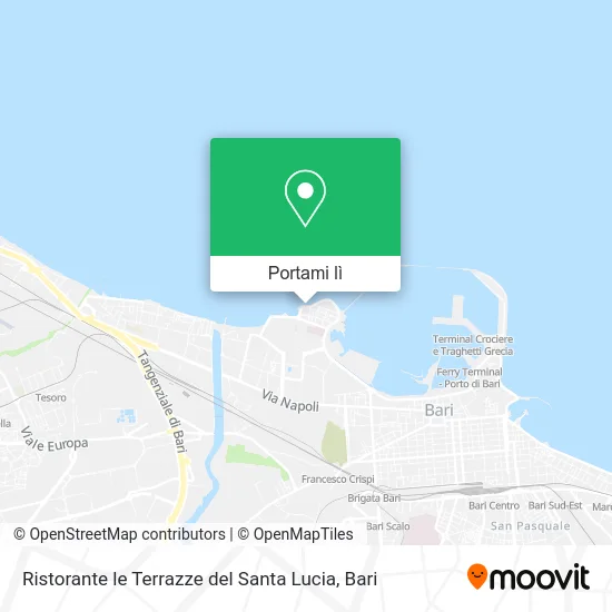 Mappa Ristorante le Terrazze del Santa Lucia