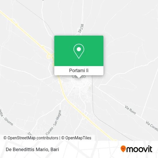 Mappa De Benedittis Mario