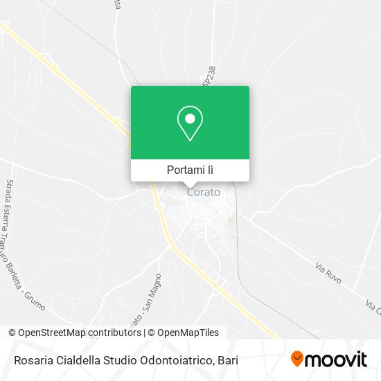 Mappa Rosaria Cialdella Studio Odontoiatrico