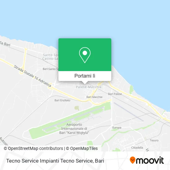 Mappa Tecno Service Impianti Tecno Service