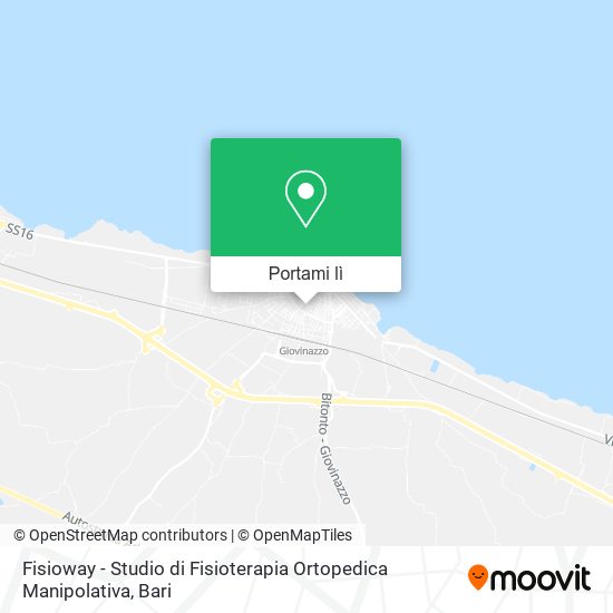 Mappa Fisioway - Studio di Fisioterapia Ortopedica Manipolativa