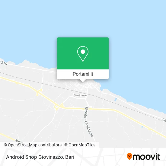 Mappa Android Shop Giovinazzo