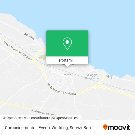 Mappa Comunicamente - Eventi, Wedding, Servizi