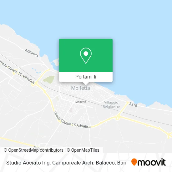 Mappa Studio Aociato Ing. Camporeale Arch. Balacco
