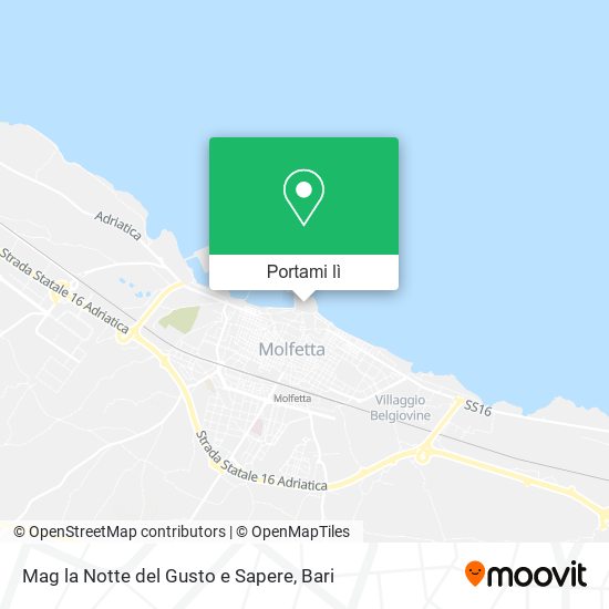 Mappa Mag la Notte del Gusto e Sapere