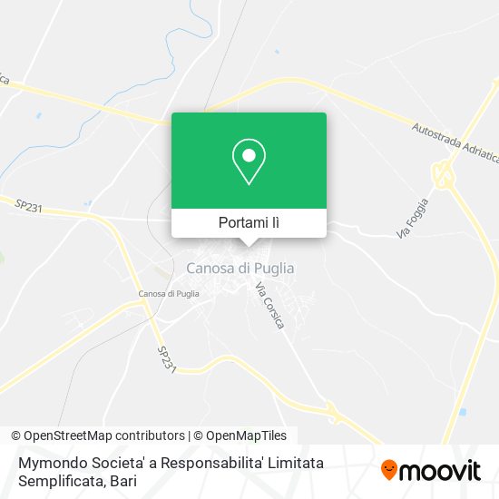 Mappa Mymondo Societa' a Responsabilita' Limitata Semplificata