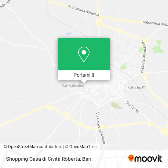 Mappa Shopping Casa di Civita Roberta