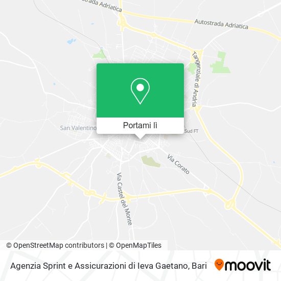 Mappa Agenzia Sprint e Assicurazioni di Ieva Gaetano