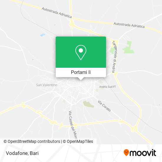 Mappa Vodafone