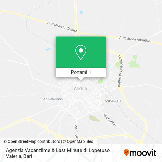 Mappa Agenzia Vacanziime & Last Minute di Lopetuso Valeria