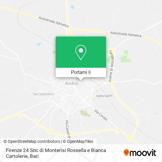 Mappa Firenze 24 Snc di Monterisi Rossella e Bianca Cartolerie