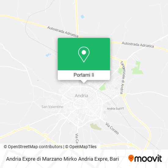 Mappa Andria Expre di Marzano Mirko Andria Expre