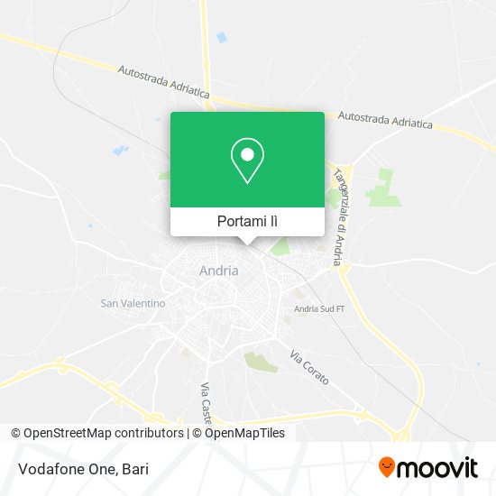 Mappa Vodafone One