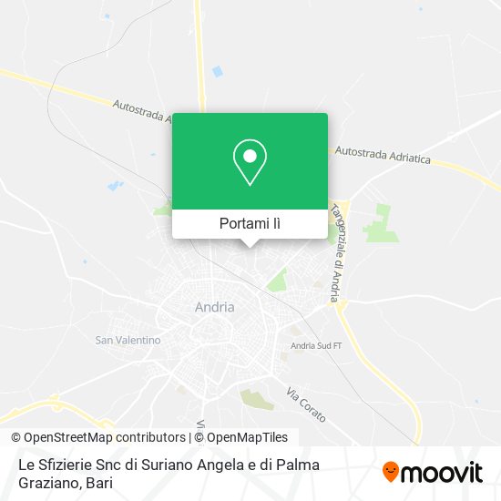 Mappa Le Sfizierie Snc di Suriano Angela e di Palma Graziano