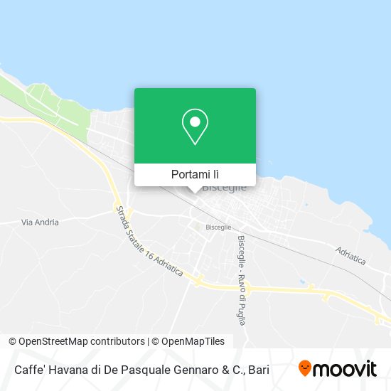 Mappa Caffe' Havana di De Pasquale Gennaro & C.