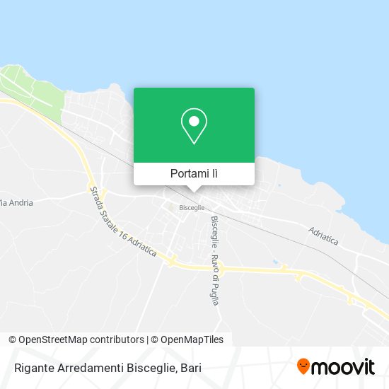 Mappa Rigante Arredamenti Bisceglie