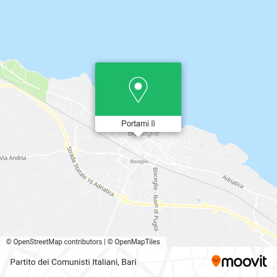 Mappa Partito dei Comunisti Italiani