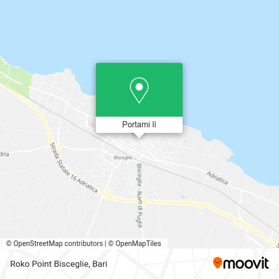 Mappa Roko Point Bisceglie