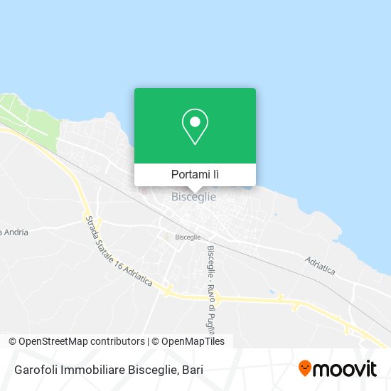 Mappa Garofoli Immobiliare Bisceglie