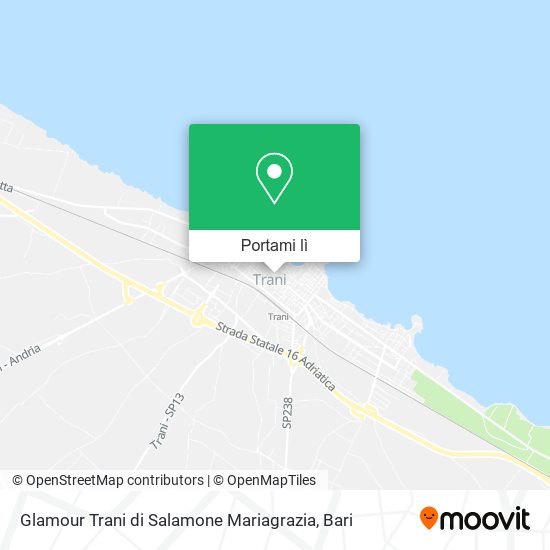 Mappa Glamour Trani di Salamone Mariagrazia