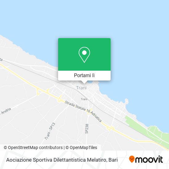 Mappa Aociazione Sportiva Dilettantistica Melatiro